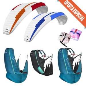 Pack Supair Eiko 2 + Radical 4 + Paracaidas